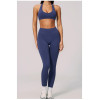 Custom yoga leggings|Wholesale Seamless high-waisted yoga pants for tummy control hip lift running