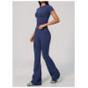 Custom Yoga Sets|Wholesale New women's fitness outfit set tight-fitting high-elasticity quick-dry