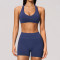 Custom Yoga Sets|Wholesale Seamless women's halter neck, high waist, and tummy control tracksuit