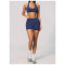 Custom Yoga Sets|Wholesale Seamless women's halter neck, high waist, and tummy control tracksuit