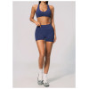Custom Yoga Sets|Wholesale Seamless women's halter neck, high waist, and tummy control tracksuit