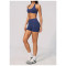 Custom Yoga Sets|Wholesale Seamless women's halter neck, high waist, and tummy control tracksuit
