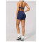 Custom Yoga Sets|Wholesale Seamless women's halter neck, high waist, and tummy control tracksuit