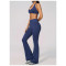 Custom Yoga Sets|Wholesale Seamless high-elastic yoga wear round neck short sleeves high waist