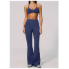 Custom Yoga Sets|Wholesale Fitness outfit set with thin straps and halter neck for quick-drying