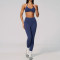 Custom Yoga Sets|Wholesale Seamless Yoga Set for Exercise Fitness Back Enhancement and High Waist