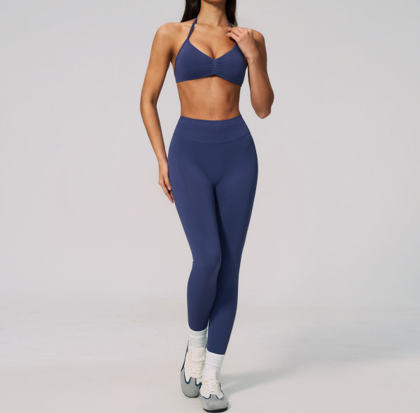 Custom Yoga Sets|Wholesale Seamless Yoga Set for Exercise Fitness Back Enhancement and High Waist