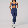 Custom Yoga Sets|Wholesale Seamless Yoga Set for Exercise Fitness Back Enhancement and High Waist