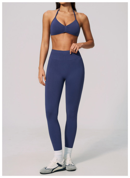 Custom Yoga Sets|Wholesale Seamless Yoga Set for Exercise Fitness Back Enhancement and High Waist