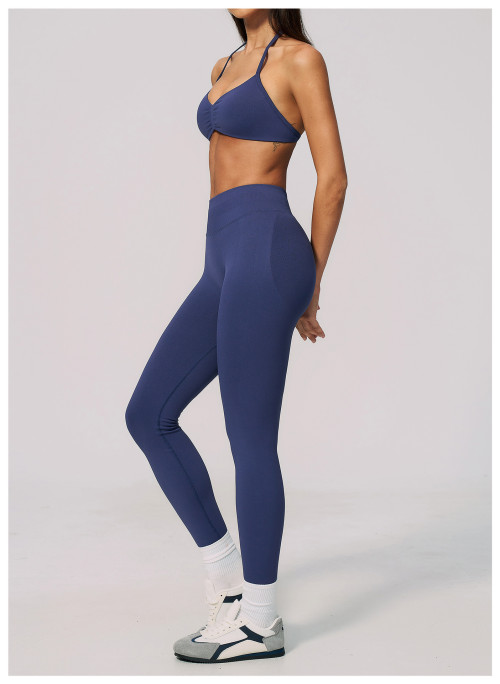 Custom Yoga Sets|Wholesale Seamless Yoga Set for Exercise Fitness Back Enhancement and High Waist