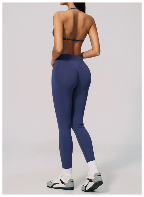 Custom Yoga Sets|Wholesale Seamless Yoga Set for Exercise Fitness Back Enhancement and High Waist