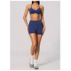 Custom Yoga Sets|Wholesale Lycra seamless yoga suit for women backless halter neck and quick-drying