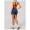 Custom Yoga Sets|Wholesale Lycra seamless yoga suit for women backless halter neck and quick-drying