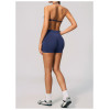 Custom Yoga Sets|Wholesale Lycra seamless yoga suit for women backless halter neck and quick-drying