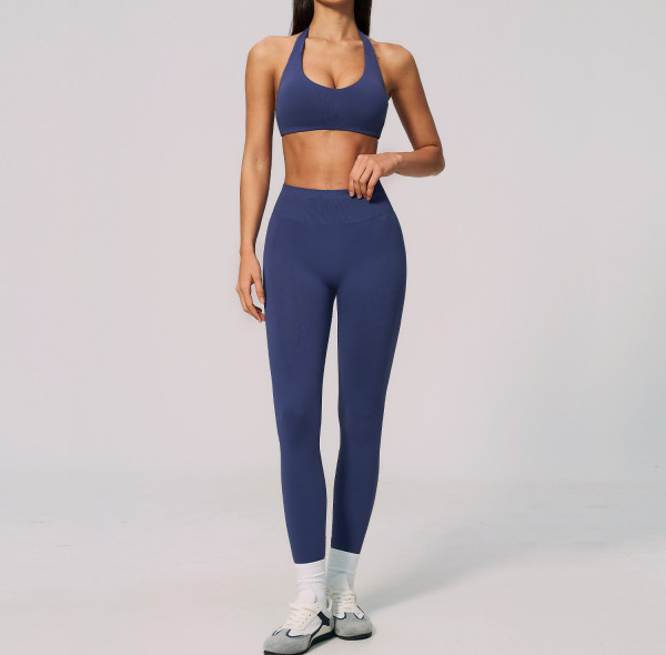 Custom Yoga Sets|Wholesale New seamless yoga suit for women, high elasticity and 3D