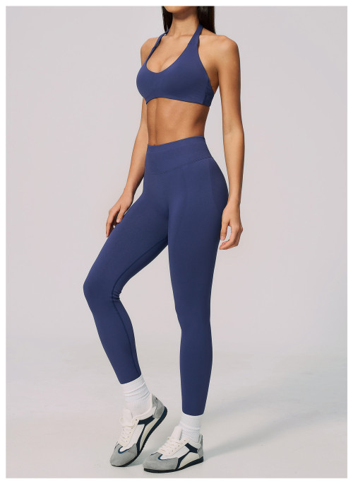 Custom Yoga Sets|Wholesale New seamless yoga suit for women, high elasticity and 3D