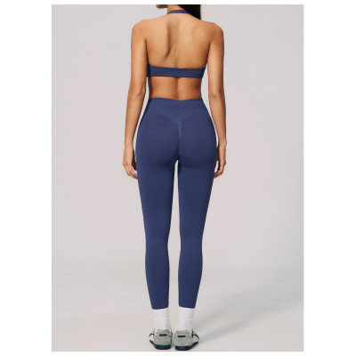Custom Yoga Sets|Wholesale New seamless yoga suit for women, high elasticity and 3D