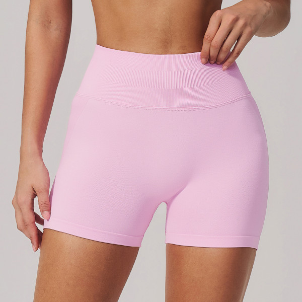 Pantalones cortos deportivos personalizados | Venta al por mayor de pantalones cortos de yoga ajustados, pantalones cortos casuales de cintura alta y pantalones cortos para correr