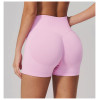 Custom Sports Shorts|Wholesale New high-waisted yoga shorts for lifting hips and cycling.