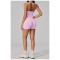 Custom Yoga Sets|Wholesale Seamless Yoga Set with Halter Neck Beautiful Back Lifted Hip for Outdoor