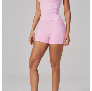 Custom Yoga Sets|Wholesale New women's yoga outfit set with halter neck and V-neck for outdoor use