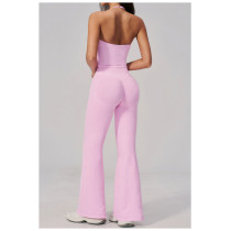 Custom Yoga Sets|Wholesale Women's seamless yoga suit for summer, suitable for yoga and fitness