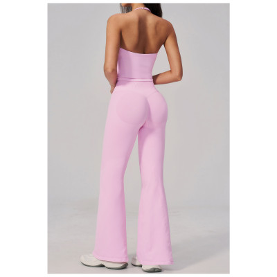 Custom Yoga Sets|Wholesale Women's seamless yoga suit for summer, suitable for yoga and fitness
