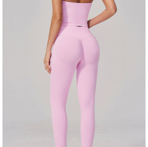 Custom Yoga Sets|Wholesale Women's yoga set high-end outdoor running sports quick-drying seamless