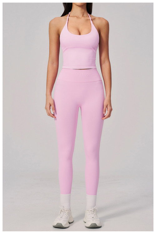 Custom Yoga Sets|Wholesale Women's yoga set high-end outdoor running sports quick-drying seamless
