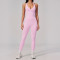Custom Yoga Sets|Wholesale Seamless Peach Hip High Elastic Back Sports Yoga Set
