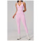 Custom Yoga Sets|Wholesale Seamless Peach Hip High Elastic Back Sports Yoga Set