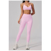 Custom Yoga Sets|Wholesale Seamless Yoga Set for Women Halter Neck Backless Quick-Drying Vendors
