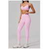 Custom Yoga Sets|Wholesale Seamless Yoga Set for Women Halter Neck Backless Quick-Drying Vendors