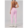 Custom Yoga Sets|Wholesale Seamless Yoga Set for Women Halter Neck Backless Quick-Drying Vendors
