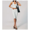 Custom Yoga Vest|Wholesale New polka dot halter top, deep V-neck, backless, suitable for fitness
