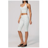 Custom Yoga Sets|Wholesale New polka dot yoga suit set with polyester/spandex print and deep V-neck