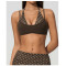 Custom Yoga bra|Wholesale New faux two-piece yoga bra with color-blocked halter neck strap