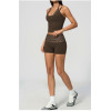 Custom Yoga Sets|Wholesale Women's sports yoga suit with halter neck running quick-drying