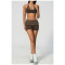 Custom Yoga Sets|Wholesale New polka dot yoga outfit set with halter neck strap for running