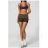 Custom Yoga Sets|Wholesale New polka dot yoga outfit set with halter neck strap for running