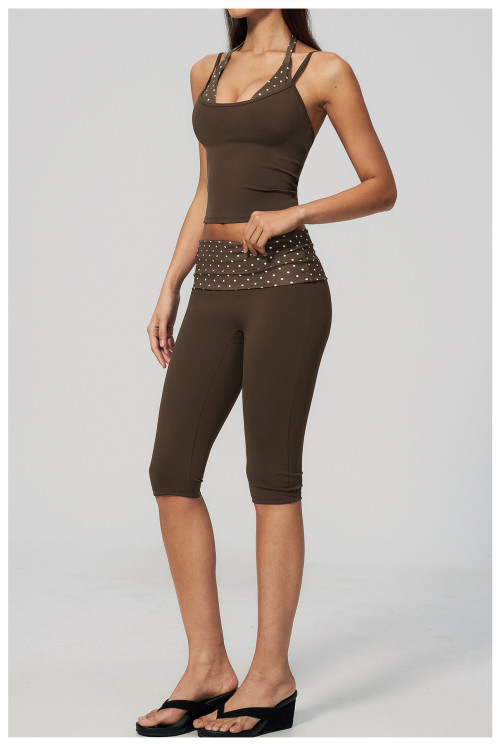 Custom Yoga Sets|Wholesale Pilates workout set with butt lifting high elasticity and breathability
