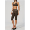 Custom Yoga Sets|Wholesale Fitness Set with Square Back, Casual and Stylish Fold-Up Waistband