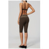 Custom Yoga Sets|Wholesale Fitness Set with Square Back, Casual and Stylish Fold-Up Waistband