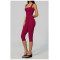 Custom jumpsuits|Wholesale One-piece square neck vest slimming one-piece mid-length pants yoga