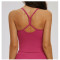 Custom Yoga Vest|Wholesale Fitted yoga vest, casual and versatile, double shoulder strap vest