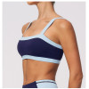 Custom Yoga bra|WholesaleWomen sports bra breathable and sweat-wicking color-blocked  one-piece cup