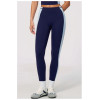 Custom yoga leggings|Wholesale Color-blocked yoga pants with butt-lifting high elasticity fitness