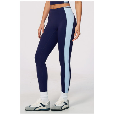Custom yoga leggings|Wholesale Color-blocked yoga pants with butt-lifting high elasticity fitness