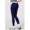 Custom yoga leggings|Wholesale Color-blocked yoga pants with butt-lifting high elasticity fitness