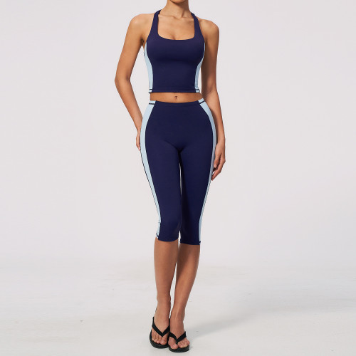 Custom Yoga Sets|Wholesale New yoga set with peach-shaped buttocks high elasticity and quick-drying